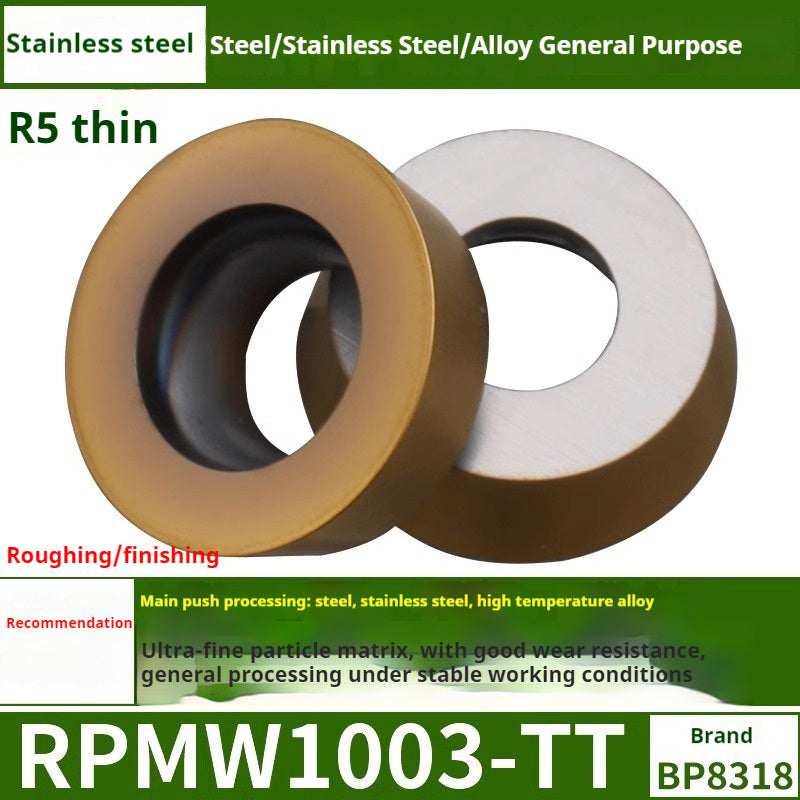 2036-CNC milling inserts, RPMW carbide R5 machining center, R4 milling machine, R6 milling inserts, RPMT round cutter cutters Shandong Denso Pricision Tools Co.,Ltd.